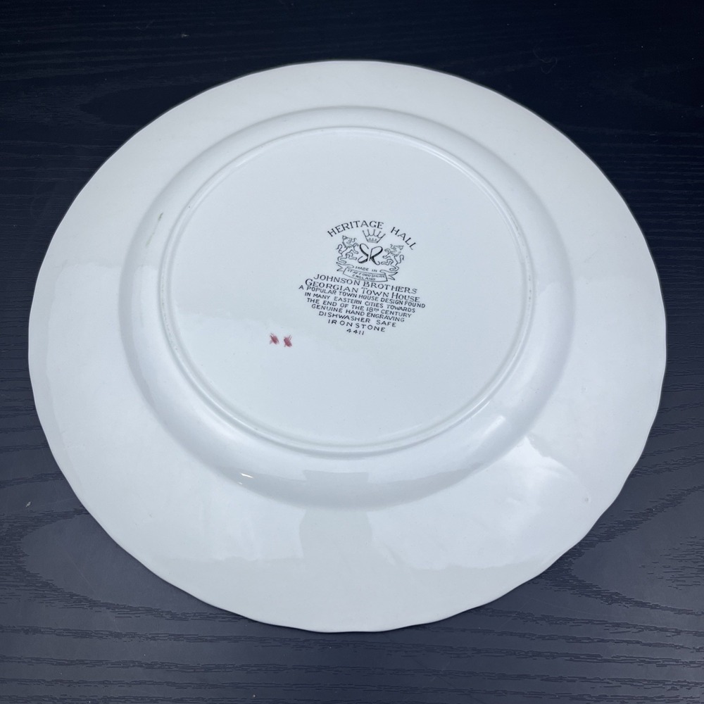 Johnson Brothers Heritage Hall Georgian Town House Dinner Plate 9.75" England - Picture 2 of 7